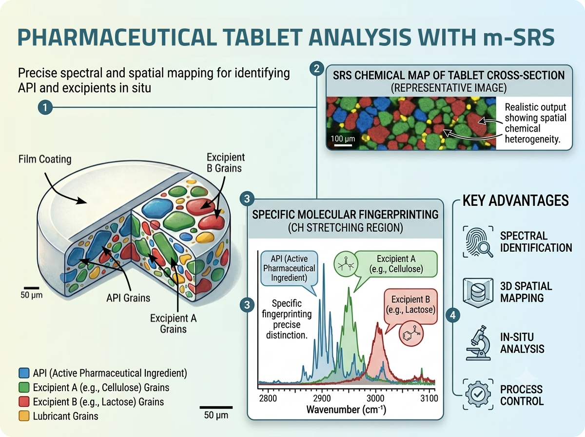 Label-free imaging for pharmaceutical quality control